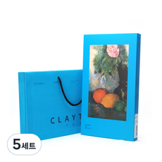 클레이튼티 갤러리 블루 4호 네이션스 프랑스 티백 3종 x 5p 세트 + 쇼핑백, 자스민 1.5g x 5p + 라벤더 1g x 5p + 다즐링 2g x 5p, 5세트