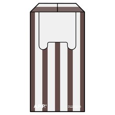 A Plastic Project 咖啡線條 11.5x8.6cm 550ml, 1個