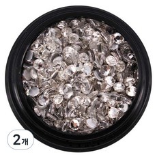 Maybrown 璀鑽美甲平底鑽 300p, SS10號(3-71), 2個