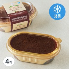 데르뜨 by 벨지오이오소 리얼 마스카포네 티라미수 (냉동), 85g, 1개입, 4개