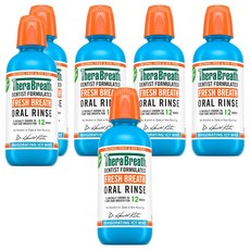 TheraBreath 漱口水 冰涼薄荷, 保持口腔清新長達12小時, 473ml, 6瓶