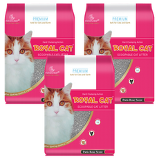 Royal cat 皇家貓砂 玫瑰香 10L (3包) 貓用品