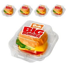 Trolli 漢堡造型軟糖 XXL, 50g, 5個