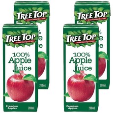 TREE TOP 樹頂 鮮榨 蘋果汁, 200ml, 4入
