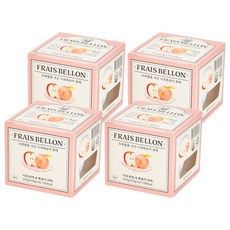 프레벨롱 국산 과일퓨레, 사과복숭아, 200g, 4개