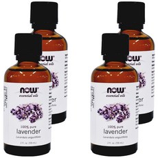 now 薰衣草精油, 2oz, 4瓶