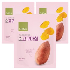 ORGA 地瓜脆片, 40g, 3包