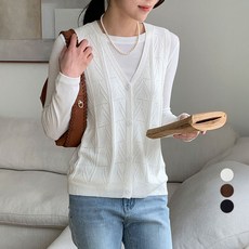 afinar 女款標準版型層次穿搭夏季背心開襟衫