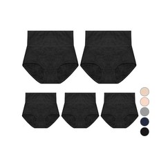 맬러뮤트 여성용 데일리지 면 똥배 통기성 복대 팬티 5p
