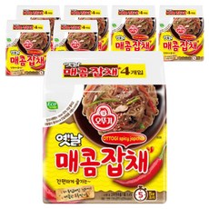 오뚜기 옛날매콤잡채 봉지 77.5g, 28개