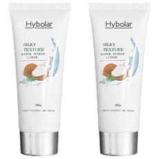 Hybolar 初榨椰油乳霜 100g - 絲滑保濕 舒緩乾燥 天然植萃 適用於所有膚質, 2條