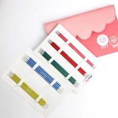 KnitPro 彩色手套針織棒針組 15cm, 混色, 1套