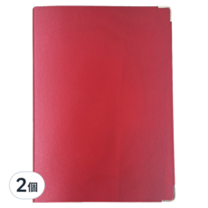 Sunny 三瑩文具 珠光大孔徑 3孔夾, 紅色, 2個