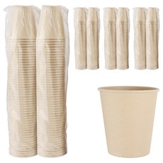 SUGARLAB 甘蔗紙杯 190ml, 4個, 100入