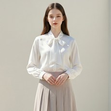 BURU N JUDY 女款蝴蝶結領襯衫 BOSCBL535B