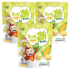 Yogurt Farm 優格米球, 玉米口味, 30g, 3包
