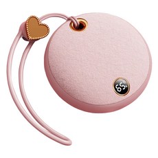 POWERRIDER WS26 Plus 毛絨暖暖蛋 高密度羊皮絨 65°C溫暖一整天 Type-C充電, 櫻花粉