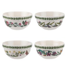 PORTmeIRION 波特玫琳恩 經典植物園系列 湯碗 Set 4個, 款式隨機