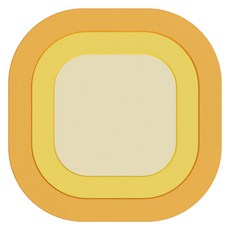 PINMOO 品沐 磁吸防燙墊, 黄色, 1套