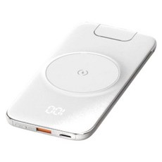 台灣 ONAIR 第2代快充自帶線無線充行動電源 20000mAh, P2plus磁吸版, 白色