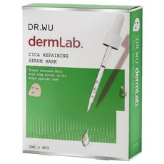 DR.WU 達爾膚 台灣公司貨 積雪草舒敏精華面膜, 4片, 1盒