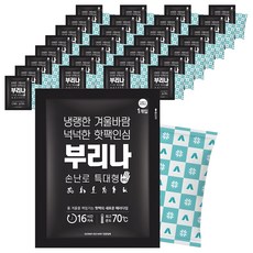 부리나 포켓형 핫팩 특대형 140g, 60개