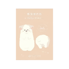 CARD LOVER 信的戀人 便利貼 圓滾滾的我 20張, 羊駝, 2本, 3組