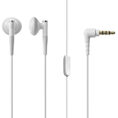 audio-technica 鐵三角 智慧型手機用耳塞式耳機 原廠保固, ATH-C200iS, 白色