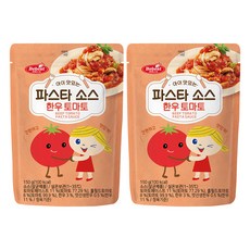 베베스트 아이 맛있는 파스타 소스, 한우 토마토, 150g, 2개