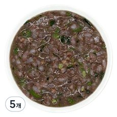 짱죽 실온이유식 9개월부터 중기 죽2, 한우흑미죽, 5개, 160g