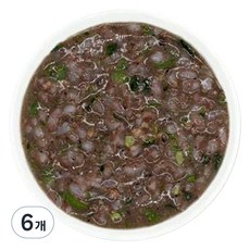 짱죽 실온이유식 9개월부터 중기 죽2, 한우흑미죽, 6개, 160g
