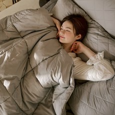 拉뽐므 Raul 60支紗羊毛飯店款棉被, 四季灰