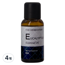 더허브스토리 에센셜오일 유칼립투스, 30ml, 4개