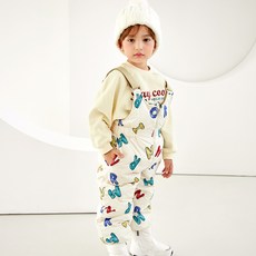 MARI N MORI 兒童彩色字母滑雪褲