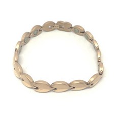 38 A66鍺手鍊 玫瑰金 15顆, 1個