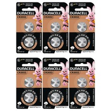 듀라셀 쓴맛코팅 리튬 코인 건전지 CR2032, 2개입, 6개