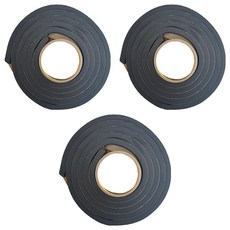 EVA 單面黑色海綿膠帶, 3個