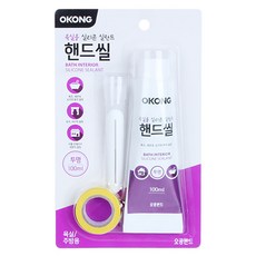 오공 욕실용 핸드씰 투명 100ml, 1개