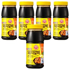 OTTOGI 不倒翁 大容量排骨調味醬, 840g, 5罐