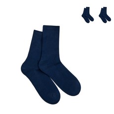 REETU Air Daily 中筒襪, 海軍藍, 3個