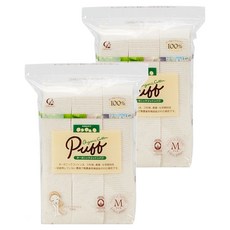 Cotton labo 優質原色化妝棉 M號, 2個, 200入