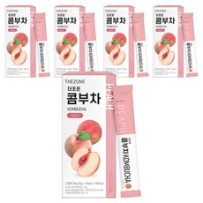 더존건강 더조은 콤부차 복숭아, 5g, 10개입, 5개