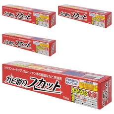 鈴木油脂 矽立清除凝膠 浴室清潔劑 輕鬆去除霉斑, 100g, 4條