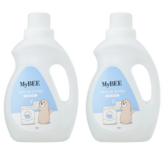 마이비 순한 유아세제 용기형, 1.5L, 2개