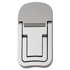 e-kit 逸奇 鋅合金雙檔可調角度筆電平板隱形折疊支架, 適用於各種尺寸的平板電腦, AF-MD21_S, 銀色, 2個