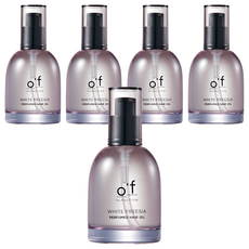 香氛護髮油 白色小蒼蘭香, 5瓶, 70ml