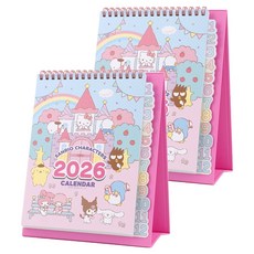 三麗鷗角色 2026年 索引桌曆, 混合色, 2個