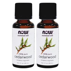 NOW Foods 純雪松精油, 30ml, 2瓶
