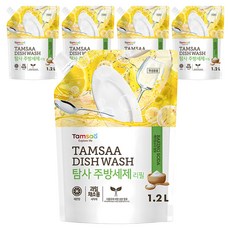 탐사 주방세제 리필, 1.2L, 5개