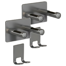 HOUDER 輕奢吹風機架, 2個, 槍灰色